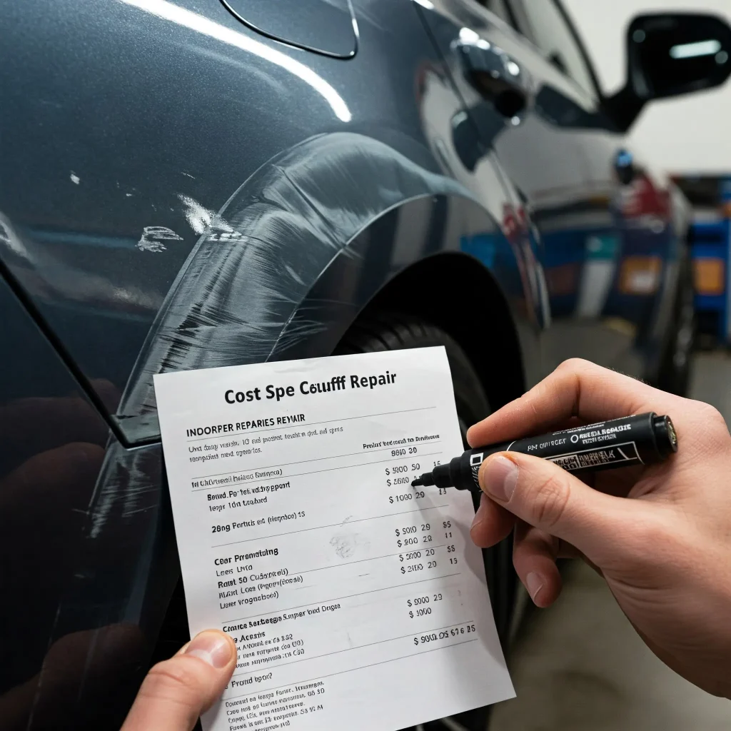 Get an Accurate Car Scuff Repair Cost Estimate.