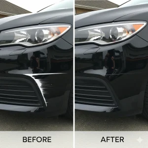 Read more about the article Black Plastic Bumper Scratch Repair